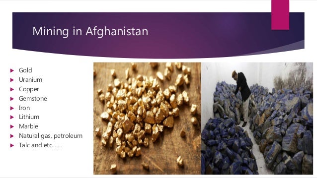 Natural resources Of Afghanistan
