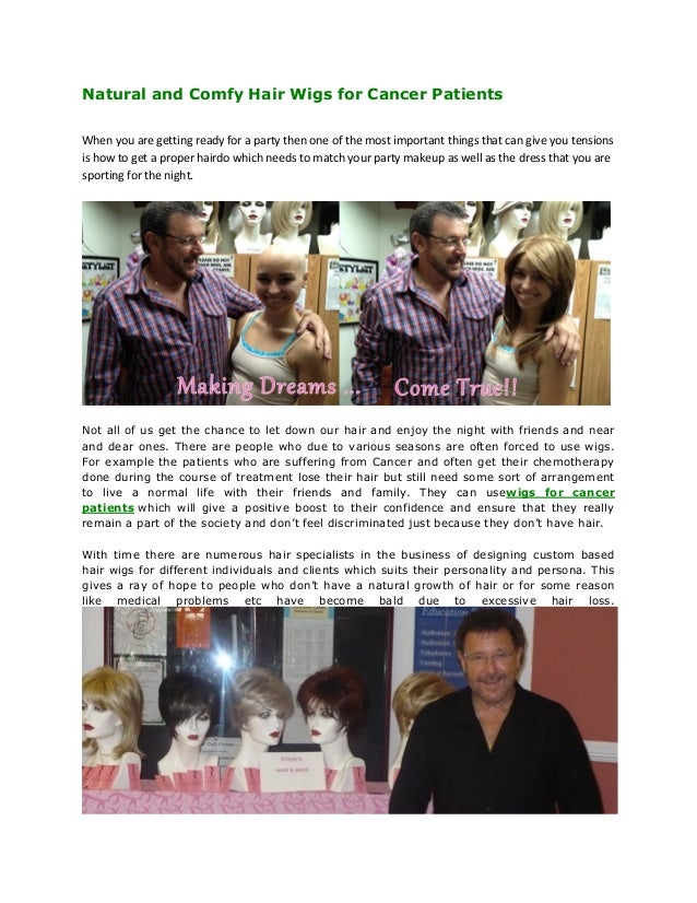 Natural And Comfy Hair Wigs For Cancer Patients