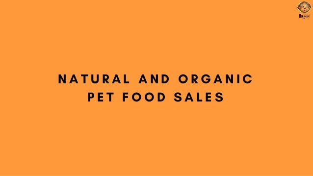 the natural dog pet food market
