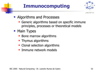 2005: Natural Computing - Concepts and Applications | PPT