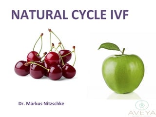 NATURAL CYCLE IVF
Dr. Markus Nitzschke
 