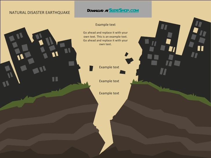 natural disasters powerpoint replace template