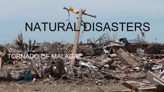 NATURAL DISASTERS
TORNADO OF MALAGA
 