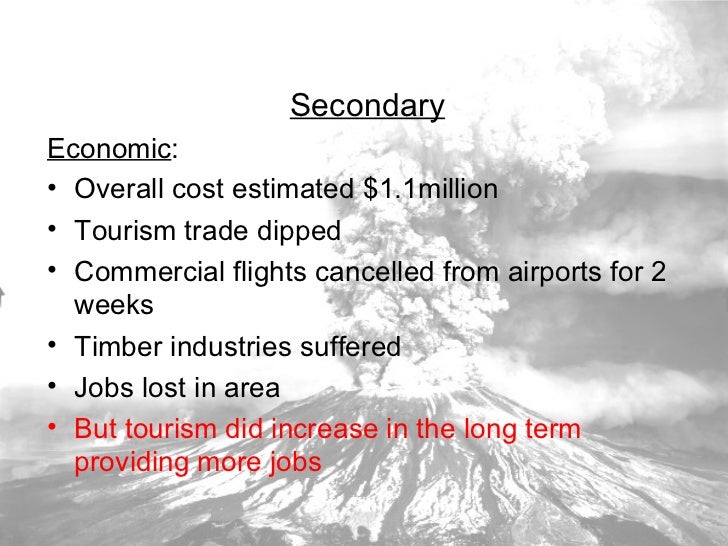 What effect did Mount St. Helens have?