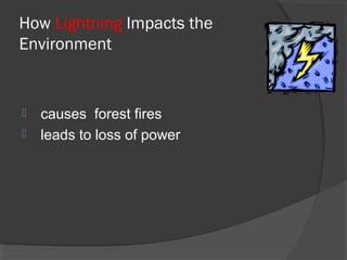 Natural disasters and their impact towards the environment | PPT