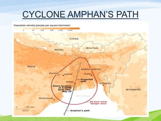 CYCLONE AMPHAN’S PATH
 