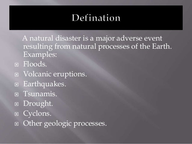 Natural disasters flood essay