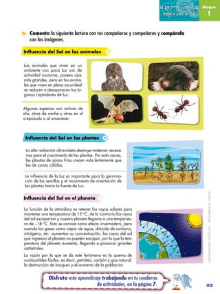 El sol como fuente de    Bloque
                                                                          energía para la ...