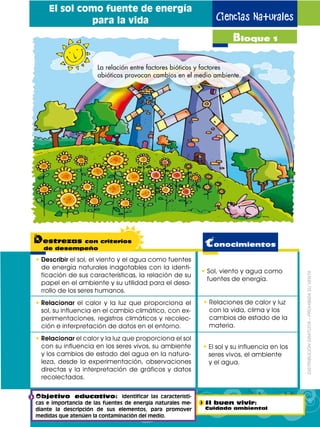 El sol como fuente de energía
             para la vida                                       Ciencias Naturales
         ...