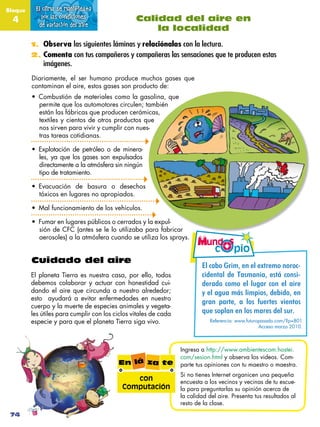 Bloque    El clima se manifiesta
  4          por las condiciones                 Calidad del aire en
           de variac...