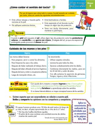 Los ciclos en la natu-   Bloque

                                                                                     rale...