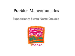 Pueblos Mancomunados Expediciones Sierra Norte Oaxaca 