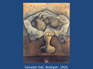 Salvador Dalí. Bodegón ,1924.
 