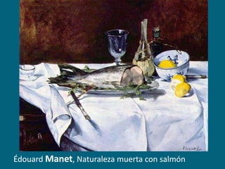 Édouard Manet, Naturaleza muerta con salmón

 