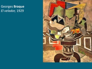 Georges Braque
El velador, 1929

 
