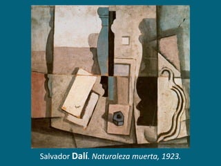 Salvador Dalí. Naturaleza muerta, 1923.

 