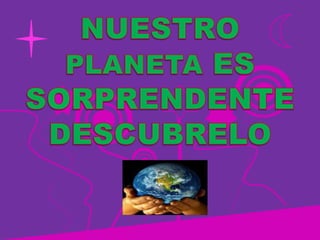 NUESTRO PLANETA ES SORPRENDENTE DESCUBRELO