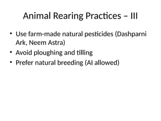 Comprehensive Guide to Natural Farming Practices: Rearing, Nutrient ...