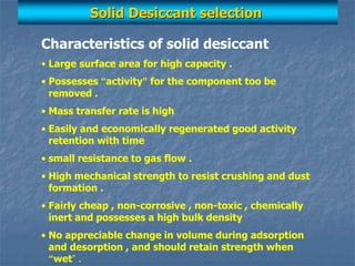 Natural gas processing technology   dehydration 3