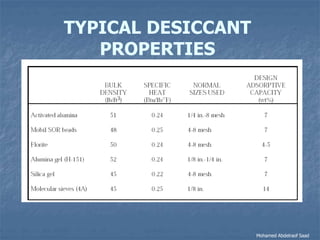 Natural gas processing technology   dehydration 3