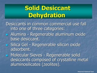 Natural gas processing technology   dehydration 3