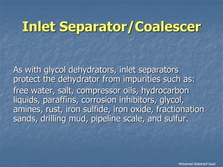 Natural gas processing technology   dehydration 3