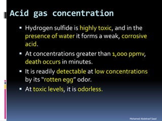 Natural gas processing technology sweetening processes