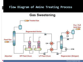 Natural gas processing technology sweetening processes