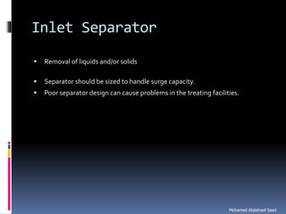 Natural gas processing technology sweetening processes