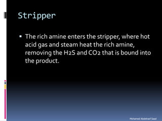Natural gas processing technology sweetening processes