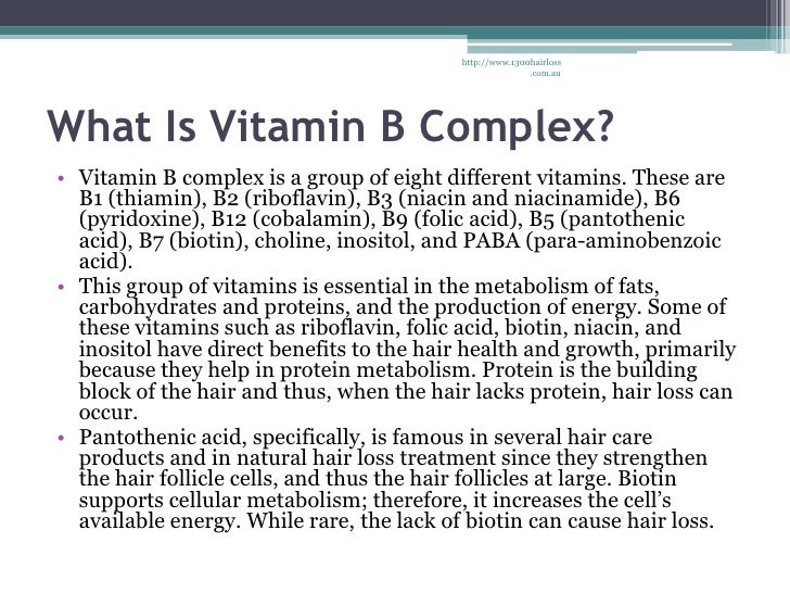Natural Hair Loss Treatment: Discover What Vitamin B ...