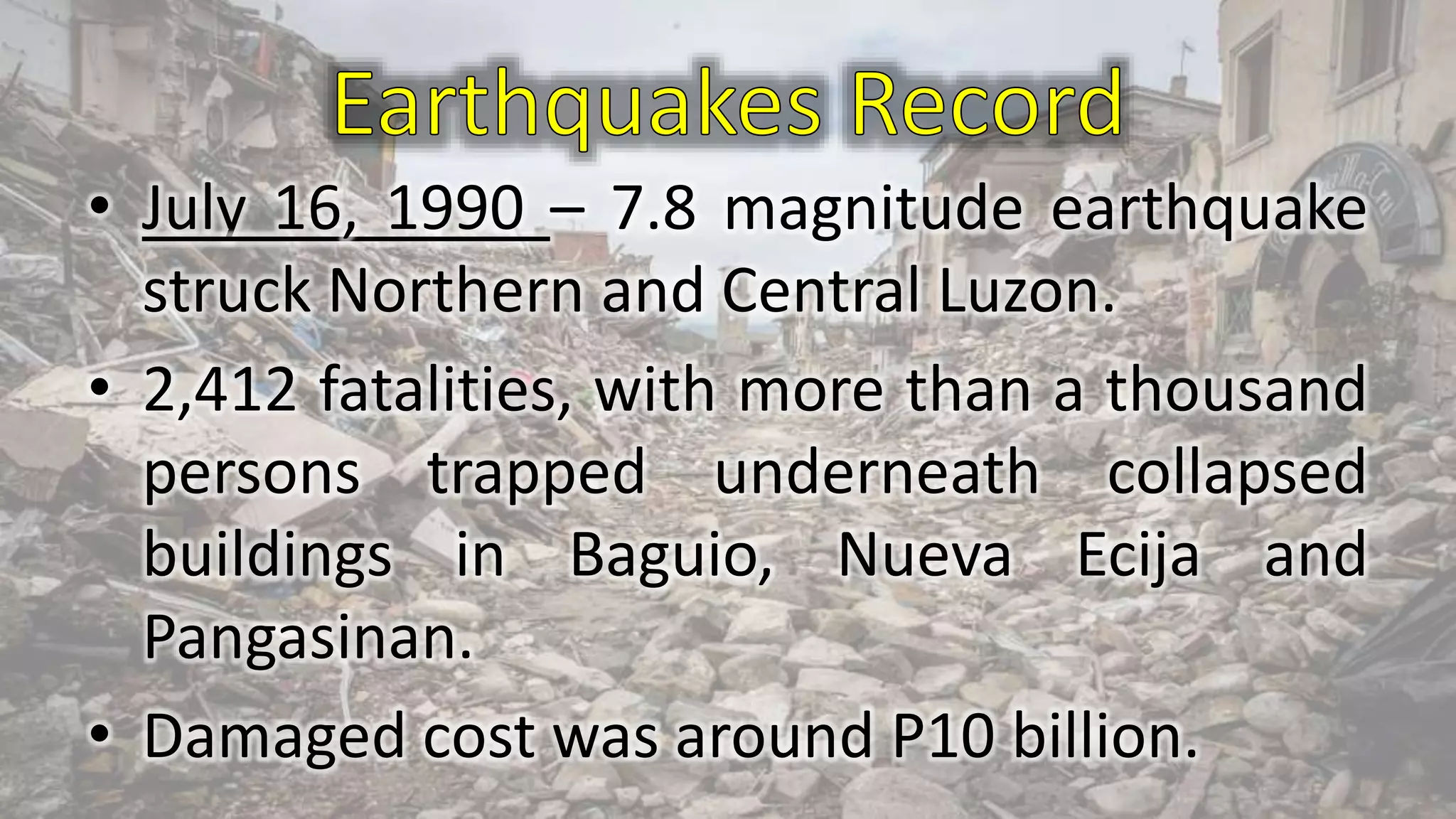 Natural Hazards Earthquakes And Volcanoes Pptx
