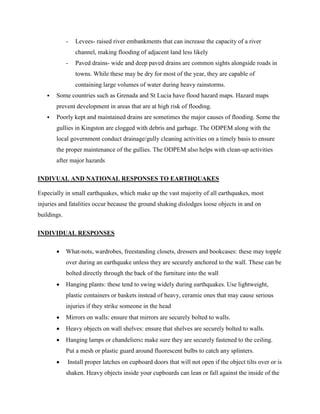 Natural Hazards Csec Geography Pdf