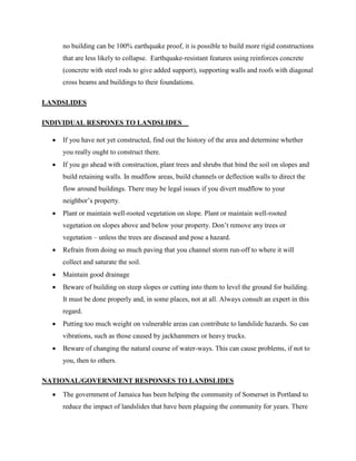 Natural Hazards Csec Geography Pdf