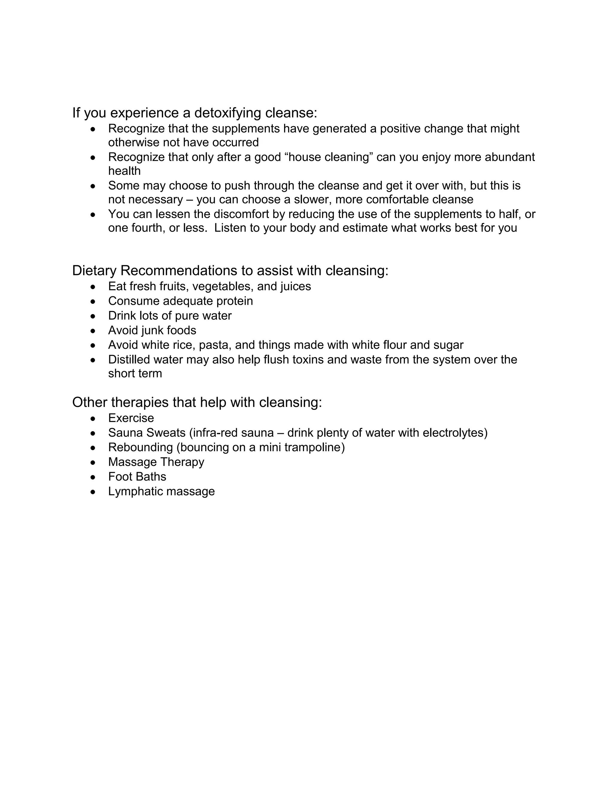 Natural Health Care Basics