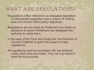 Natural Health Products Regulations | PDF