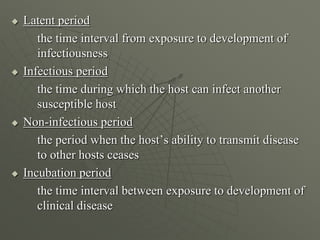 Natural History and Spectrum of Disease lecture 4.ppt