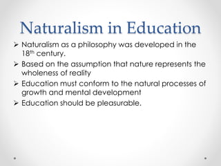 Naturalism Lettering Naturalism2 | PPTX