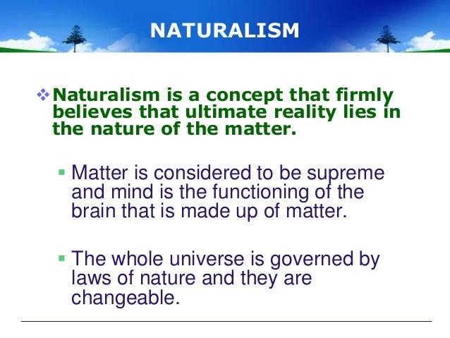 Naturalism In Education