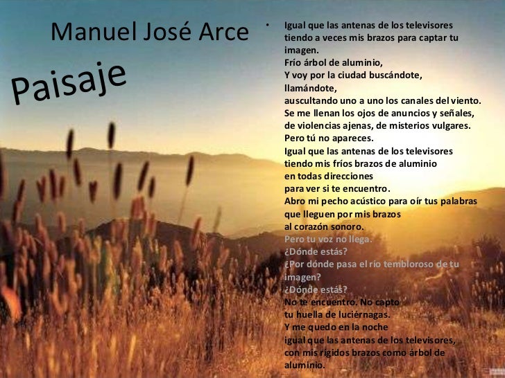 Poemas De La Epoca Del Naturalismo