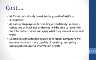 Natural language processing | PPTX