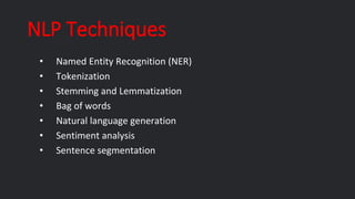 NATURAL LANGUAGE PROCESSING.pptx | Free Download