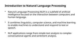 Natural Language Processing on presnattion | PPT