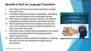 Translation Nlp Natural Language Processing For Language Translation.pptx
