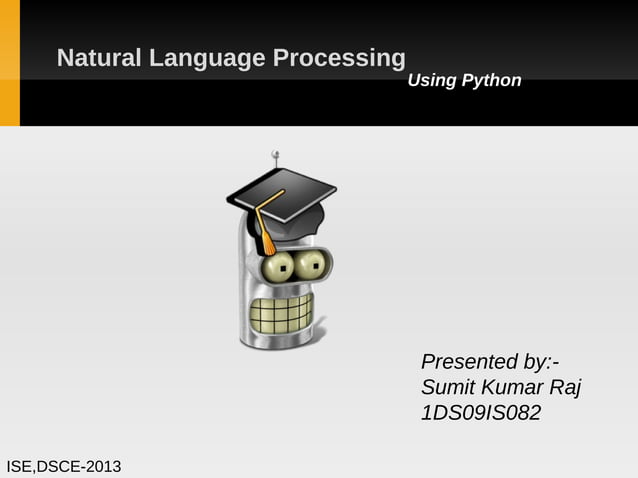 Natural language processing (Python) | PPT