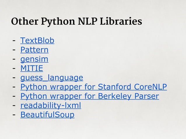 Natural Language Processing with Python | PDF
