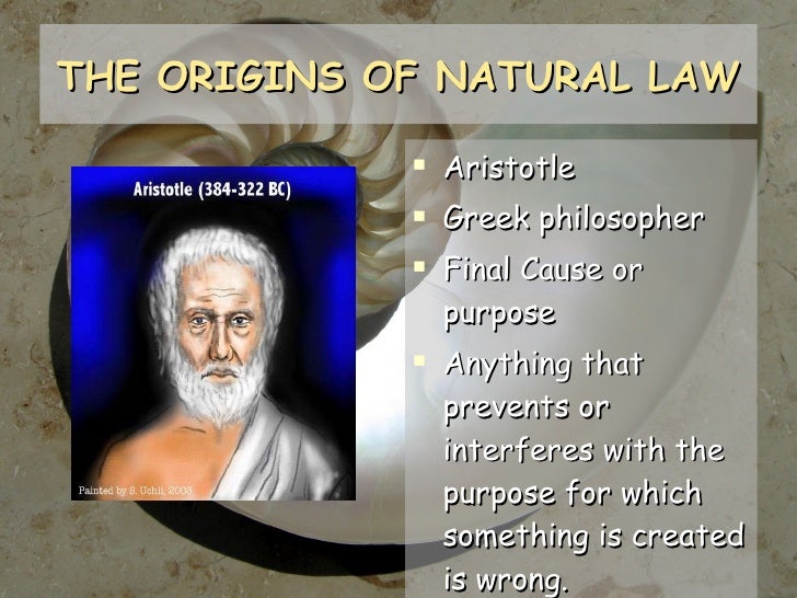 Explain Natural Law Theory