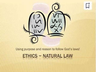 Natural Law Ethics, aquinas and Aristotle.pptx