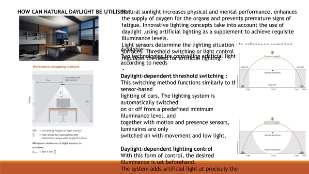 Natural light and artificial lighting | PPTX | Interior Decorating ...