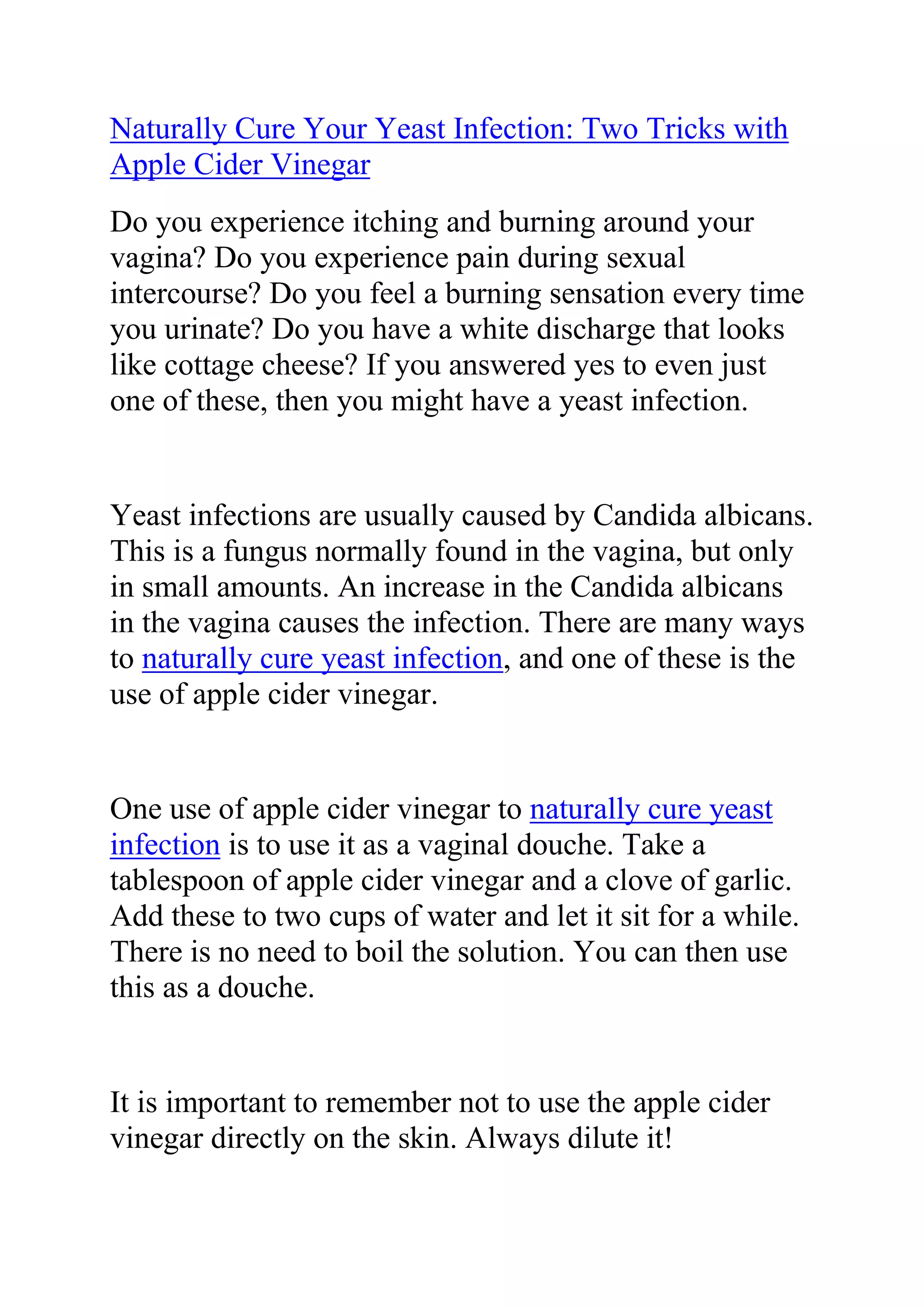 Beware! Hyaluronic Acid May Be Fueling Your Yeast Infection - pfhp90b